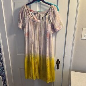 Anthropologie HD in Paris Floral Pastel Dress